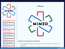 Tablet Screenshot of mimed.pl
